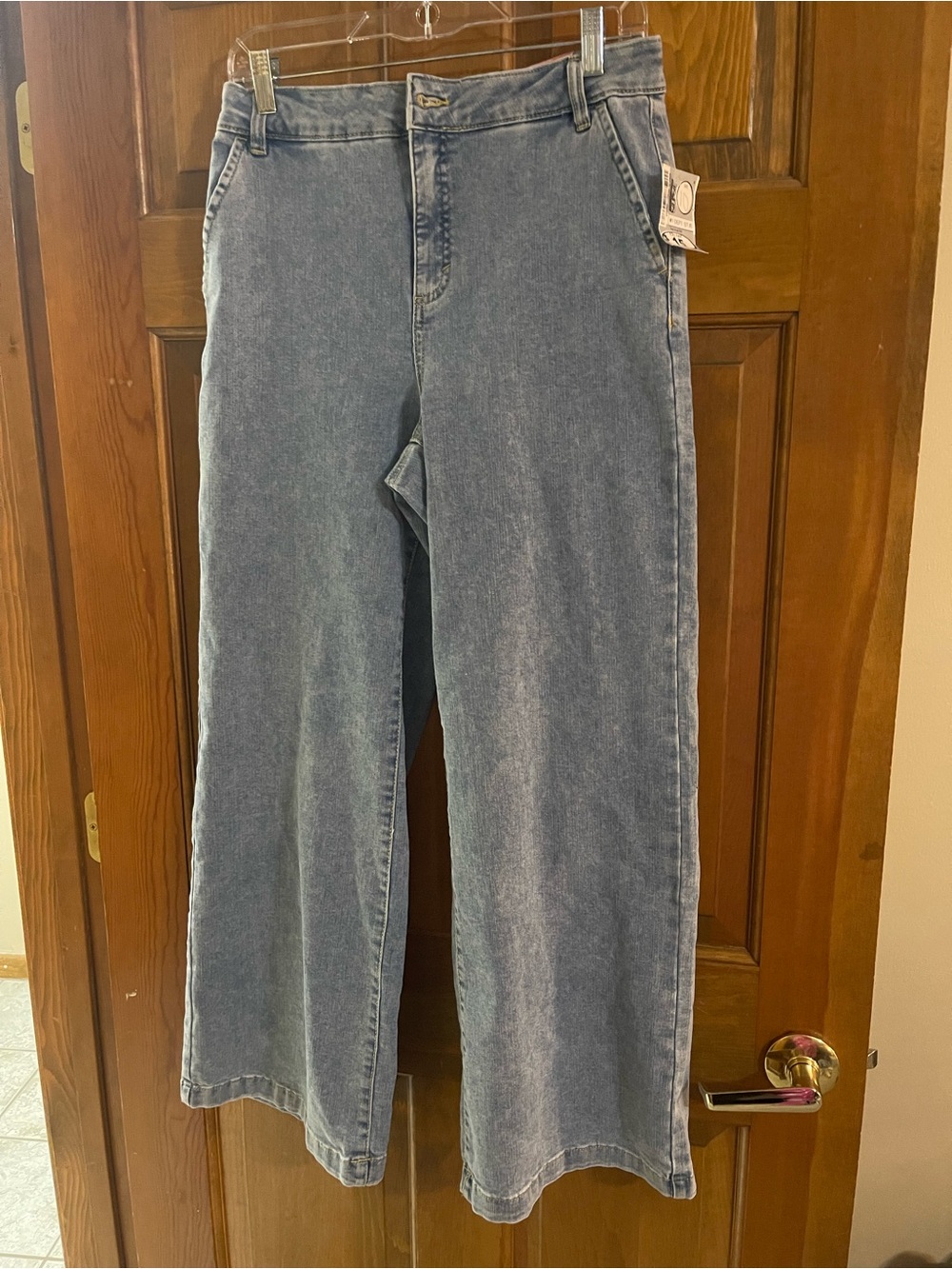 Style & Co. Light Blue Wide-Leg High-Rise Jeans